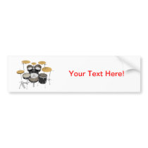 Black Drum Kit: Bumper Stickers