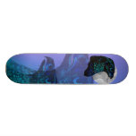 Black Eagle and Moon Skateboard
