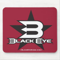 Black Eye Bikes Star mousepads by BlackEyeBikes Black Eye Bikes Star mousepads