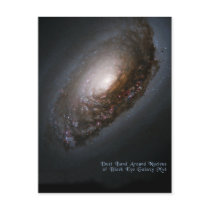 Black Eye Galaxy aka Sleeping Beauty Galaxy postcards