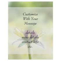 Black Eyed Susan Bud And The Old Oak Custom Flyer