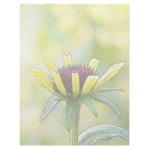 Black Eyed Susan Bud In Profile Customized Letterhead