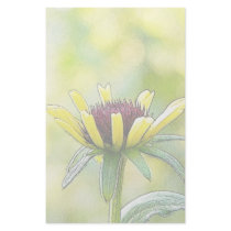 Black Eyed Susan Bud In Profile Customized Stationery