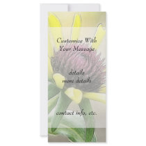 Black Eyed Susan Bud Rack Card Design
