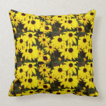BLACK EYED SUSAN FLOWER pillow