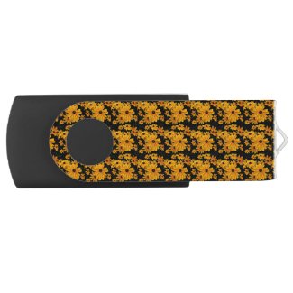 Black Eyed Susan Flower Swivel USB 2.0 Flash Drive