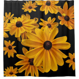 Black-eyed Susan Flowers Floral Shower Curtain