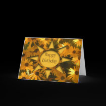 Black Eyed Susans Birthday Card