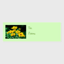 Black Eyed Susans Gift Tag business cards by lizadeyphoto Black Eyed Susans Gift Tag business cards