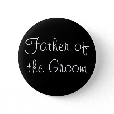 Black Father of the Groom Pin