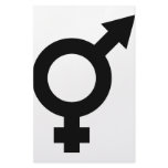 black fe-male icon stationery