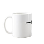 black fencing symbol logo mugs