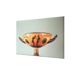 Black figure kylix, c.580-525 BC Canvas Prints