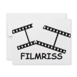 black Filmriss icon Personalized Invite