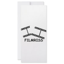 black Filmriss icon rack cards