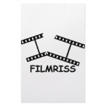 black Filmriss icon Custom Stationery