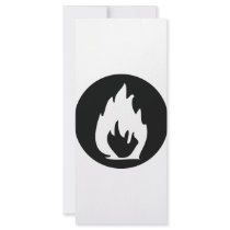 black fire icon rack cards