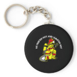 Black Fireman Find Hot Key Chain
