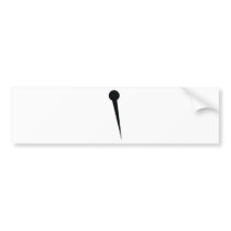 black fixing pin icon bumper stickers