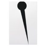 black fixing pin icon stationery design