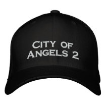 Black flex fit with White Embroidery embroidered hats