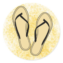 Black Flip Flops Sticker by jmagnum Black Flip Flops Sticker