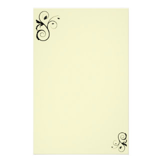 Scrolls Stationery | Zazzle