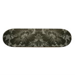 Black Flower Skateboard