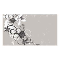 Black flowers Profile Card profile cards by coconutpie Black flowers Profile Card profile cards