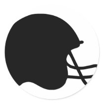 black football helmet icon stickers
