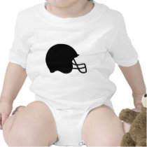 black football helmet icon t-shirts