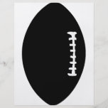 black football icon custom flyer