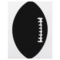 black football icon flyers