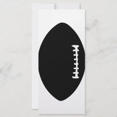 Footballl on Black Football Icon Rack Cards By Tomaniaclines