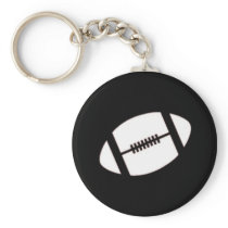 Black Football Keychain keychains