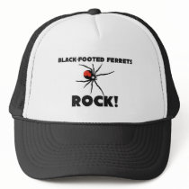 Black-Footed Ferrets Rock hats by AnimalShirts Black-Footed Ferrets Rock hats