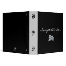 Black Forest Script Binder (Gray)