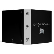 Black Forest Script Binder (Gray) binder