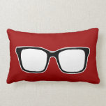 Black framed glasses pillow american mojo pillows