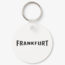 black Frankfurt icon keychains