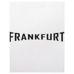 black Frankfurt icon Custom Letterhead