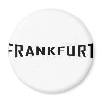 black Frankfurt icon magnets