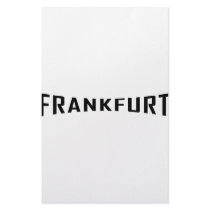 black Frankfurt icon stationery