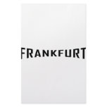 black Frankfurt icon Stationery Design