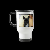 Black French Bulldog Art mug