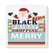 Black Friday Shopping Crew magnets