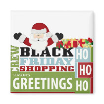 Black Friday Shopping Crew magnets