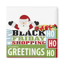 Black Friday Shopping Crew magnets