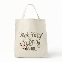 Black Friday Shopping Team bags by Just2Cute Black Friday Shopping Team bags