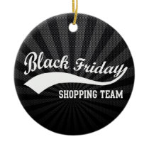Black Friday Shopping Team Ornament
